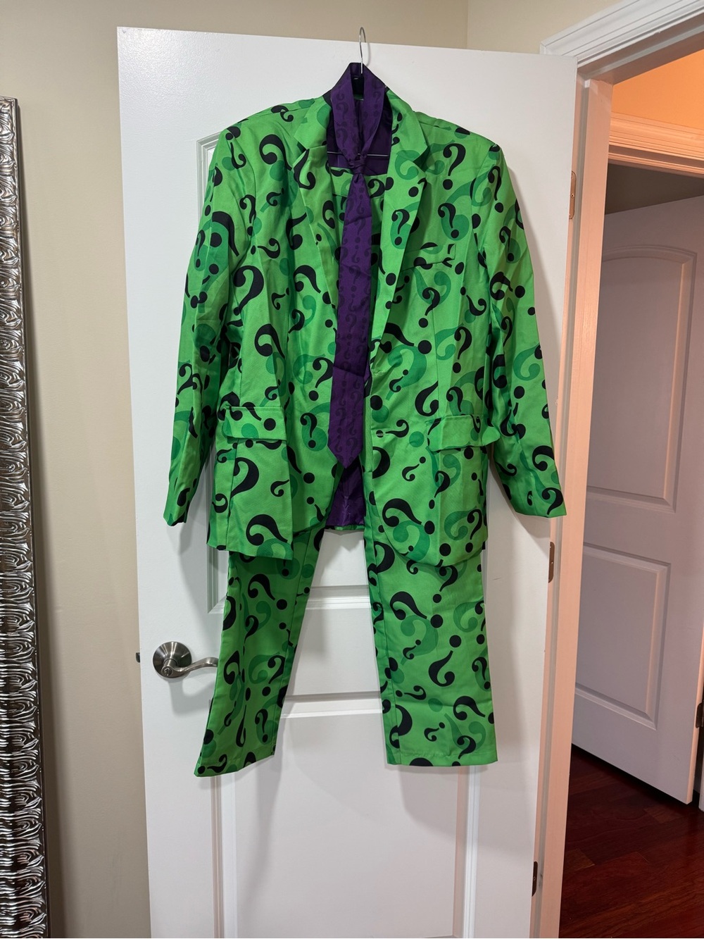 Men’s Riddler Halloween Costume L